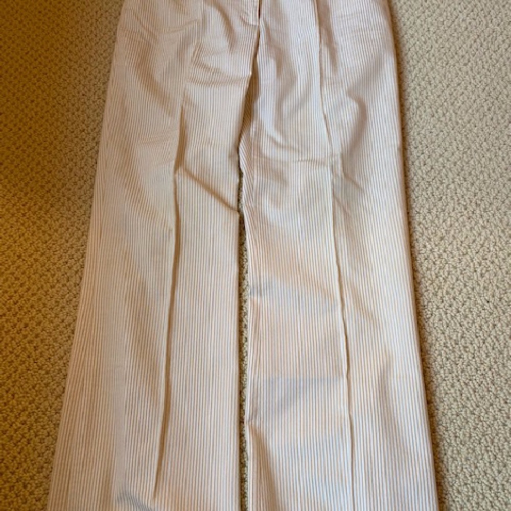 Etcetera Yellow Pin-Stripe Pants